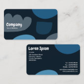 Abstracte vormen 03a visitekaartje (Voorkant / Achterkant)