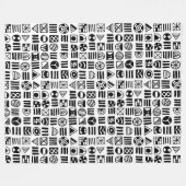 Abstracte vormen 060617 patroon fleece deken (Voorkant (Horizontaal))