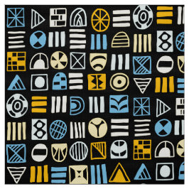 Abstracte vormen 060617 Patroon - Kleuren 02 Stof