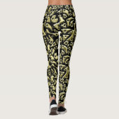 Abstracte vormen 180318 - Klein goud Leggings (Achterkant)