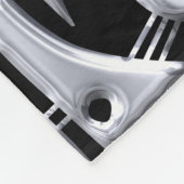 Abstracte vormen 180318 - Zittig glanzend Fleece Deken (Hoek)