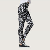 Abstracte vormen 180318 - Zittig glanzend Leggings (Rechts)