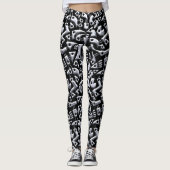 Abstracte vormen 180318 - Zittig glanzend Leggings (Voorkant)