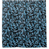 Abstracte vormen 180318 - zwembad douchegordijn (Voorkant)