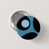 Abstracte vormen 1 ronde button 3,2 cm (Voorkant /achterkant)