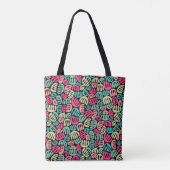 Abstracte vormen 301122 - kleuren 01 tote bag (Achterkant)