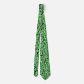Abstracte vormen 301122 - Mint Green op zwart Stropdas (Achterkant)