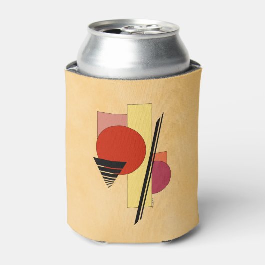 Abstracte vormen blikjeskoeler (Blikje Voorkant)