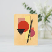 Abstracte vormen briefkaart (Staand voorkant)