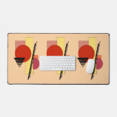 Abstracte vormen bureaumat (Keyboard & Muis)