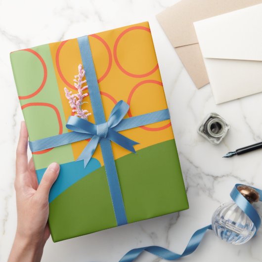 Abstracte vormen cadeaupapier (Geschenken)