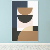 Abstracte vormen canvas afdruk (Insitu (Houten vloer))