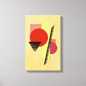 Abstracte vormen canvas afdruk (Voorkant)