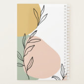 Abstracte vormen die elke dag tellen onbijgewerkt  planner (Achterkant)