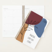 Abstracte vormen die elke dag tellen planner (Display)