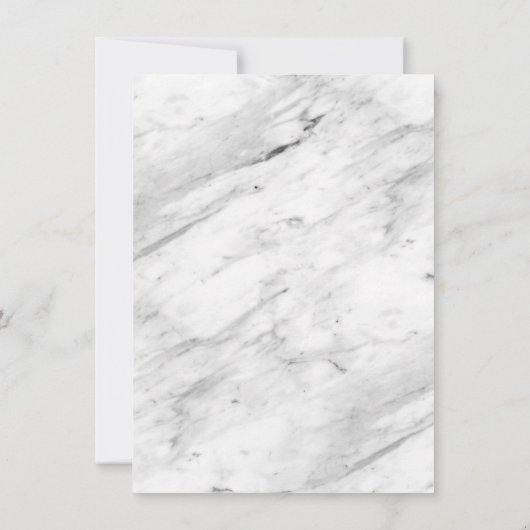 Abstracte vormen donkergrijze marmer terug en 2 fo save the date (Achterkant)