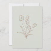 Abstracte vormen en bloemen Hartelijk dank Bedankkaart (Achterkant)