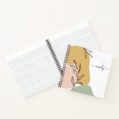 Abstracte Vormen en Botanische Overzichtstekening Notitieboek (Binnen)