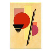 Abstracte vormen foto afdruk (Voorkant)