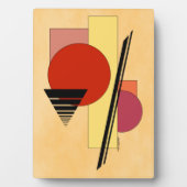 Abstracte vormen fotoplaat (voorkant)