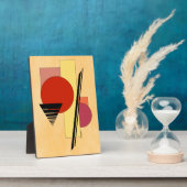 Abstracte vormen fotoplaat (Zijkant)