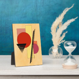 Abstracte vormen fotoplaat