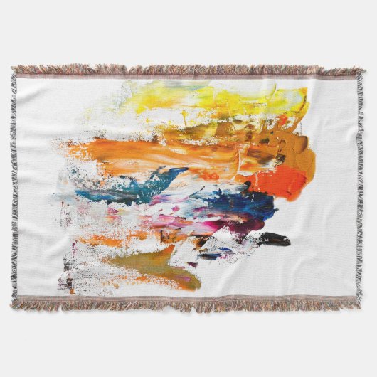Abstracte vormen geboren uit het palet van een lev deken (Voorkant)
