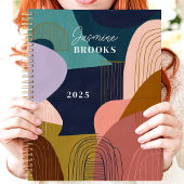 Abstracte vormen Geometrische lijnen Aangepaste na Planner