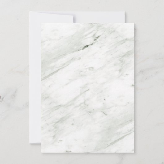 Abstracte vormen Groene Marmer Rug en 2 foto's Save The Date (Achterkant)