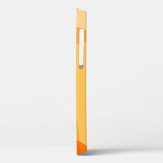 Abstracte vormen in Gele Gepersonaliseerde Naam va Case-Mate iPhone Case (Achterkant / Links)