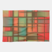 Abstracte vormen keukenhanddoek (Horizontaal)