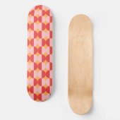 Abstracte vormen kleurig patroon persoonlijk skateboard (Voorkant)
