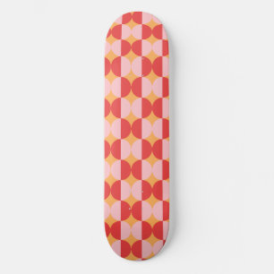 Abstracte vormen kleurig patroon persoonlijk skateboard