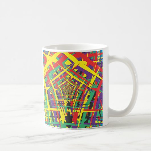 Abstracte vormen koffiemok (Rechts)