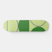 abstracte vormen kunst persoonlijk skateboard (Horizontaal)
