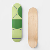abstracte vormen kunst persoonlijk skateboard (Voorkant)