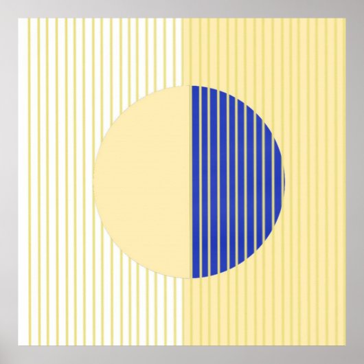 abstracte vormen kunst poster (Voorkant)