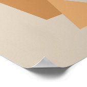 Abstracte Vormen Kunst Poster (Hoek)