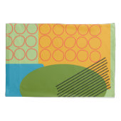 Abstracte vormen kussensloop (Achterkant)