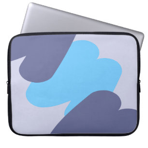 Abstracte vormen laptop sleeve