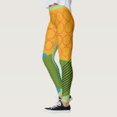 Abstracte vormen leggings (Links)