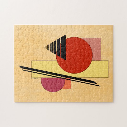 Abstracte vormen legpuzzel (Horizontaal)