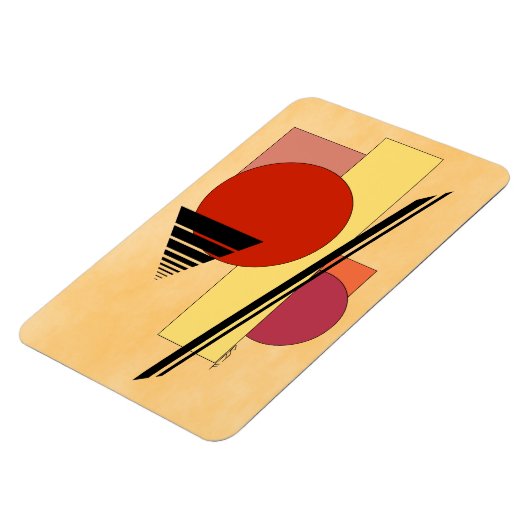 Abstracte vormen magneet (Linkerzijde)