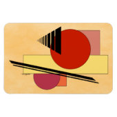 Abstracte vormen magneet (Horizontaal)