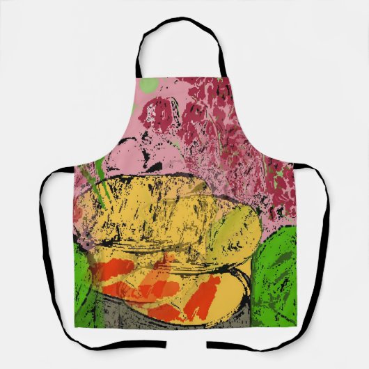 Abstracte vormen, Matisse stijl, voeg tekst, Schor Schort (Voorkant)