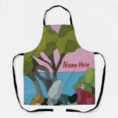 Abstracte vormen, Matisse stijl, voeg tekst, Schor Schort (Voorkant)