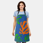 Abstracte vormen, Matisse stijl, voeg tekst toe, Schort (Gedragen)