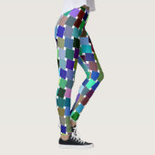 Abstracte vormen met veel kleuren leggings (Rechts)