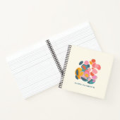 Abstracte vormen Modern Kunstontwerp op maat Notitieboek (Binnen)