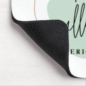 Abstracte vormen Moderne Logo op maat Muismat (Hoek)